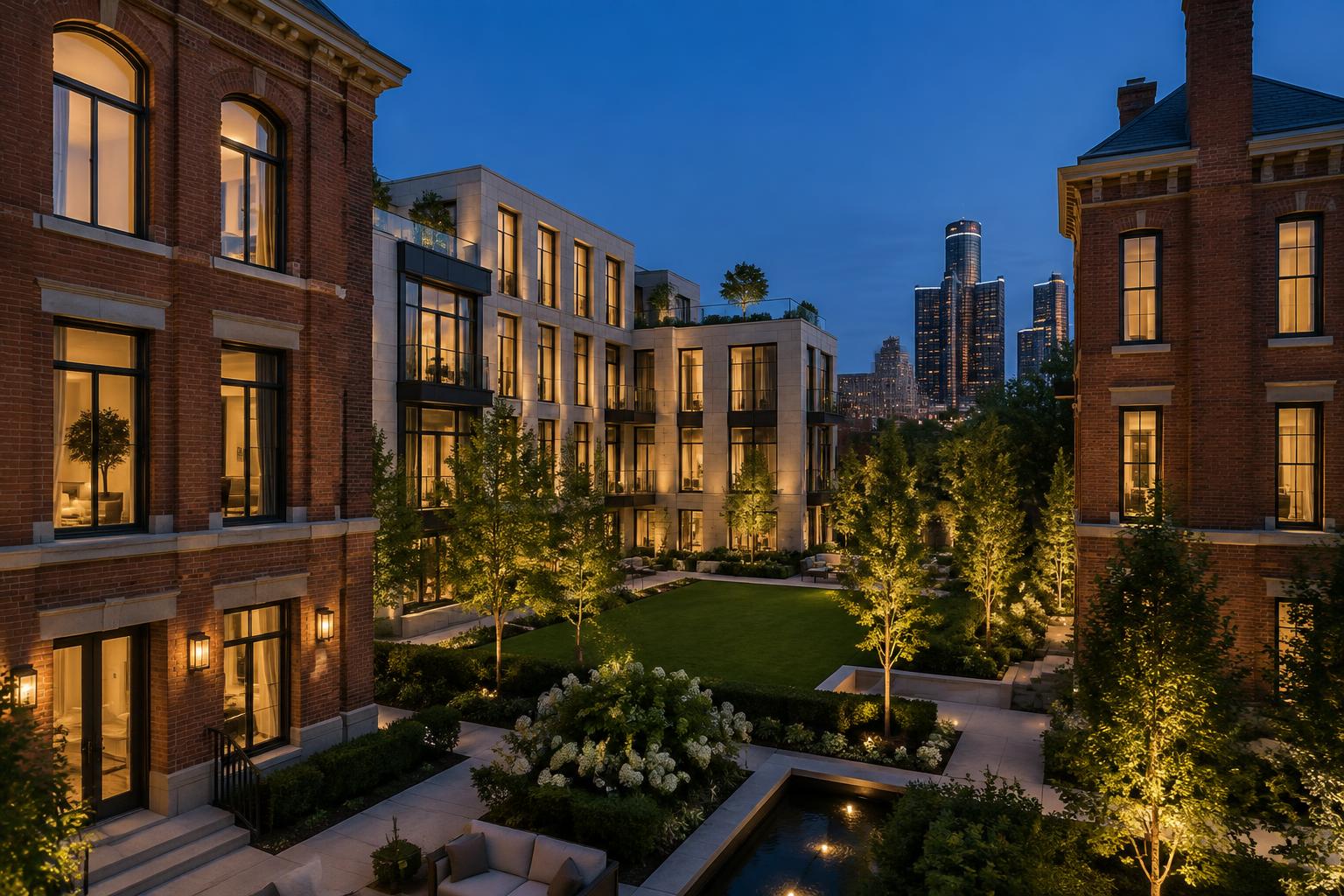 Watson Street in spring at ARDEN