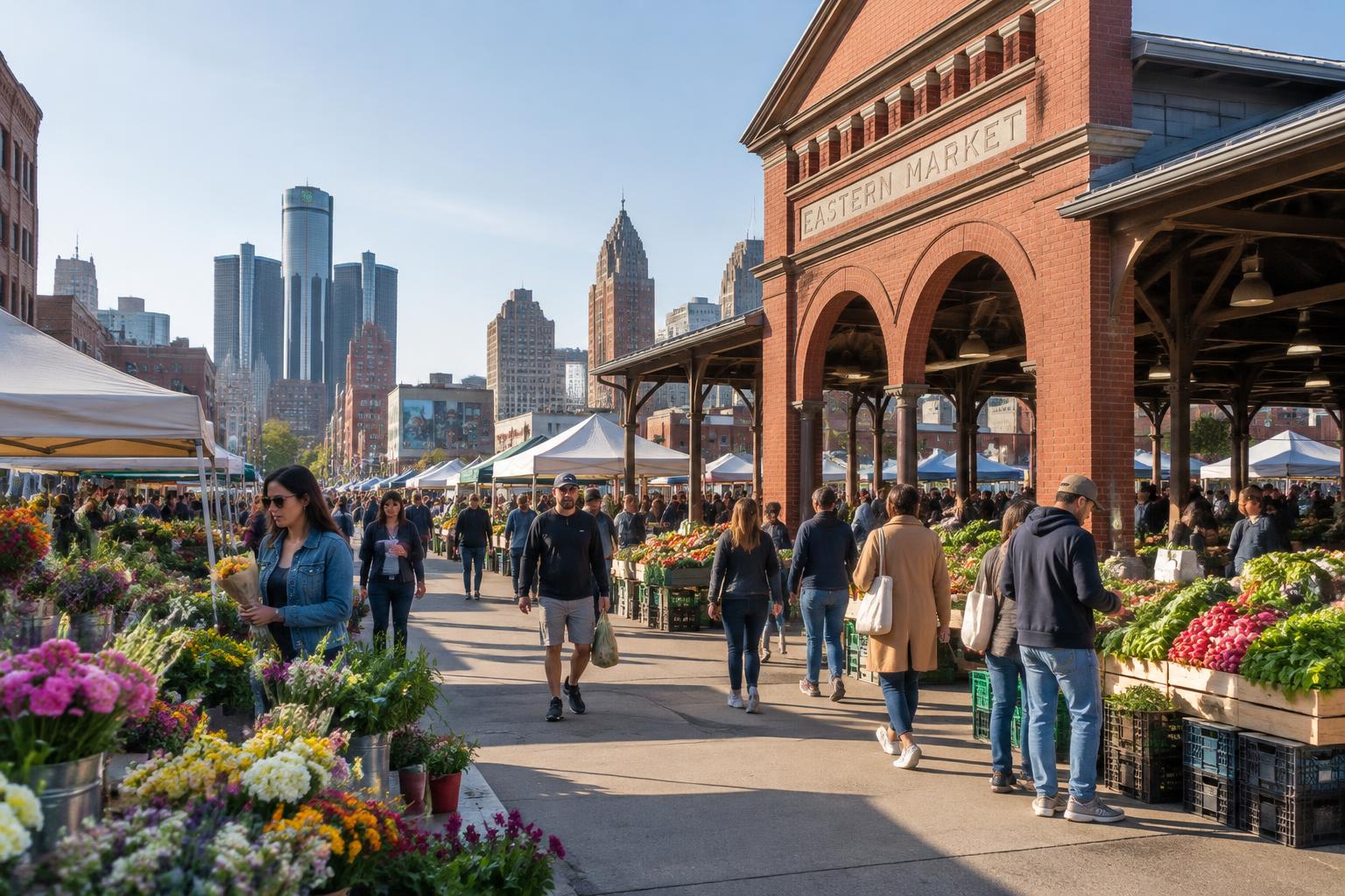 Eastern Market on a Saturday morning